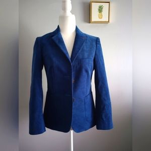 Faconnable Blue Corduroy Blazer Jacket